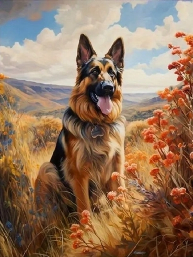 Norimpex pictură pe numere Cioban în munți 40 × 50 cm