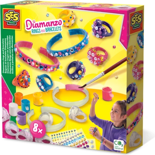 SES Creative Diamanzo set creativ pentru inele și brățări
