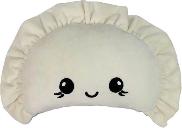 Pierog din pluș 60 cm, crem