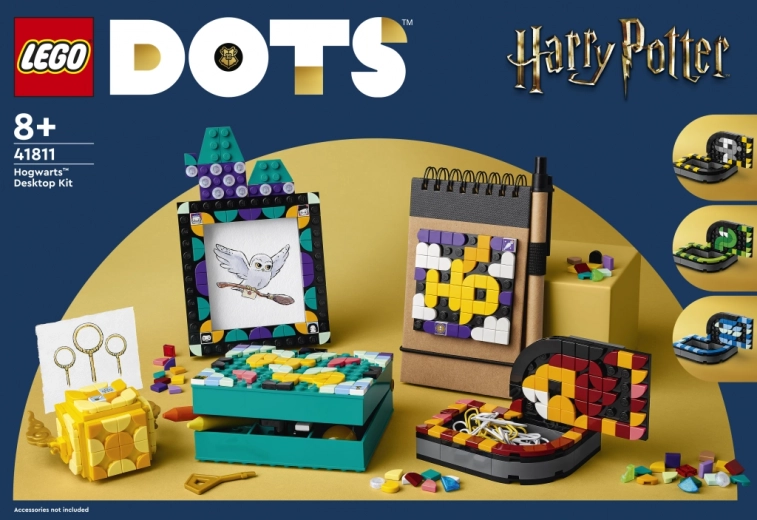 LEGO DOTS accesorii pentru birou – HARRY POTTER Hogwarts (41811)