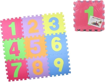 Covoraș puzzle din spumă pentru copii cu numere