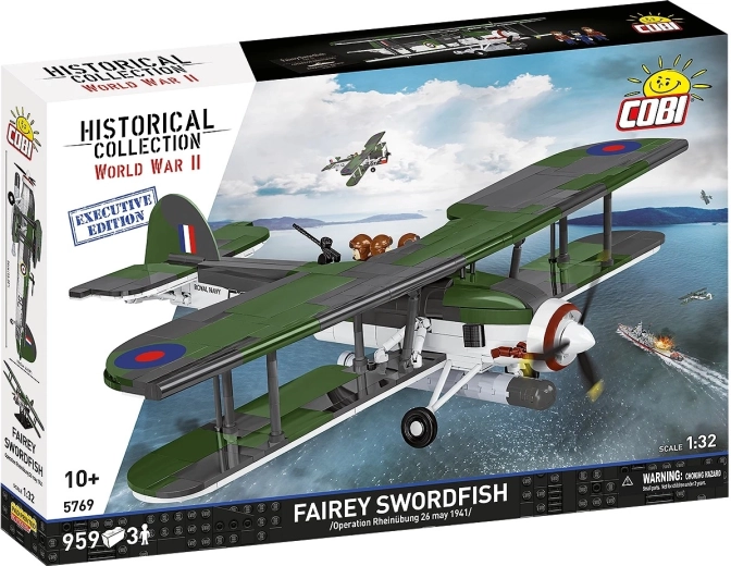 COBI set de construcție Fairey Swordfish Executive Edition – 959 piese