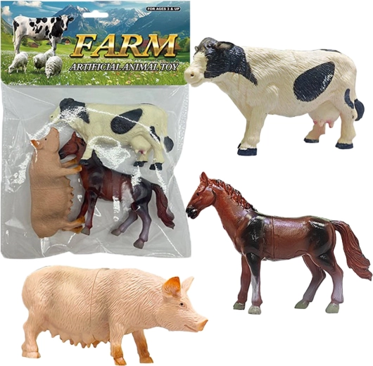 Set de figurine cu animale de fermă (3 buc.)