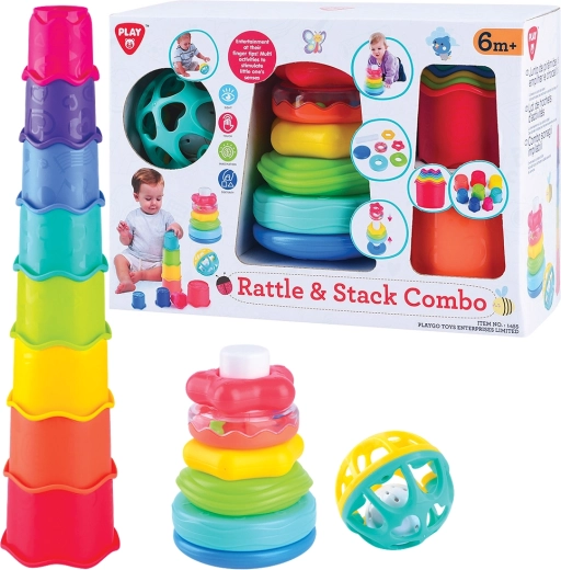 PlayGo set de zornăitori și inele de stivuire