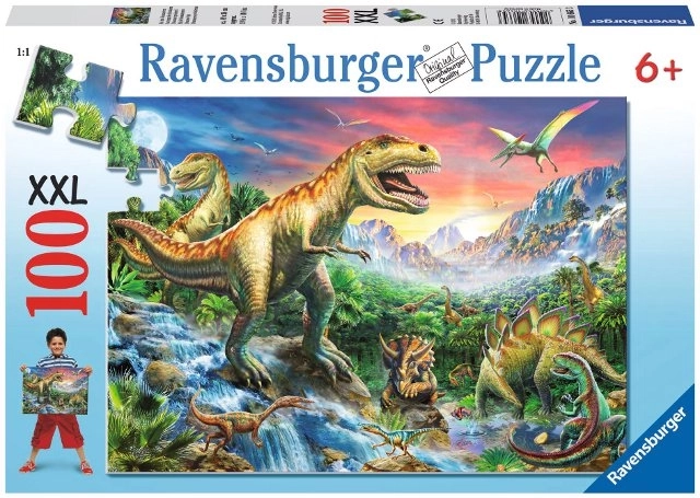 Puzzle Ravensburger Epoca Dinozaurilor 100 de piese