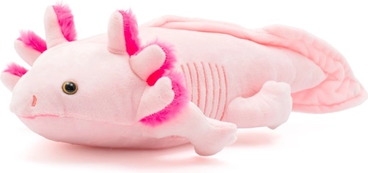 Axolotl de pluș Baby Mix 45 cm roz
