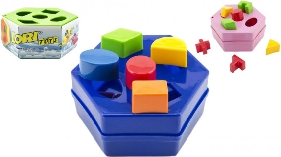 Inserție din plastic în formă de hexagon pentru copii 12m+