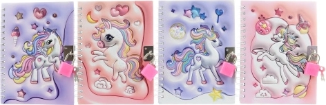 Jurnal cu lacăt Unicorn
