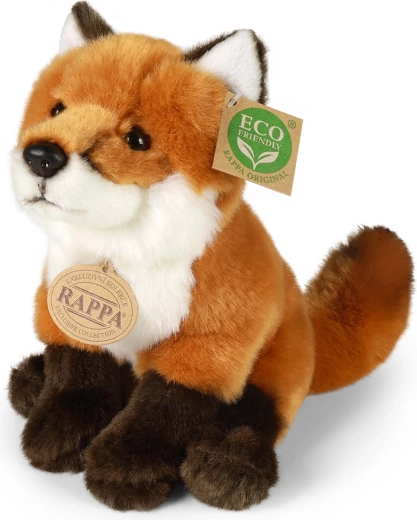Vulpe de pluș Rappa, așezată, Eco-friendly, 21 cm