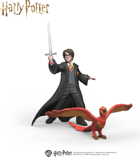 Harry Potter - Harry și Fawkes cu sabia