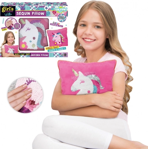 Woopie Art&Fun set creativ – pernă Unicorn de decorat