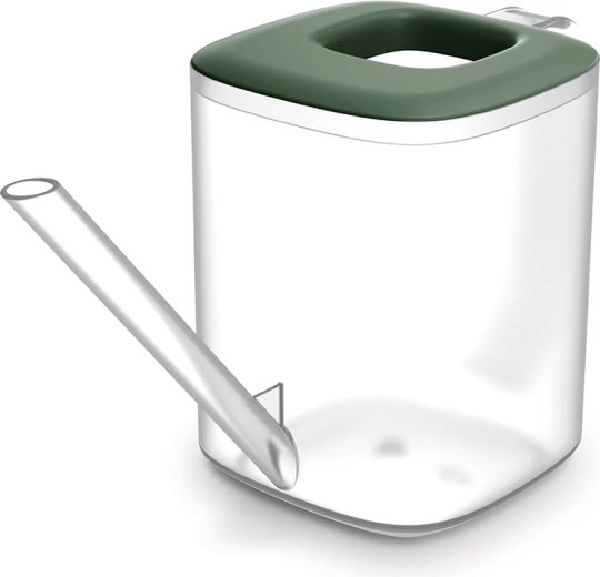 Stropitoare Tubi 1 l – transparentă, verde închis