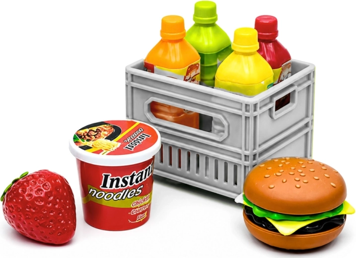 6 lădițe și alimente pentru joaca de livrare