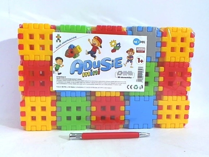 Adusie mini cuburi de construcție 90 buc.