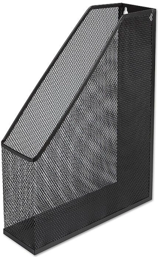 Suport metalic de perete pentru cataloage CONCORDE, negru