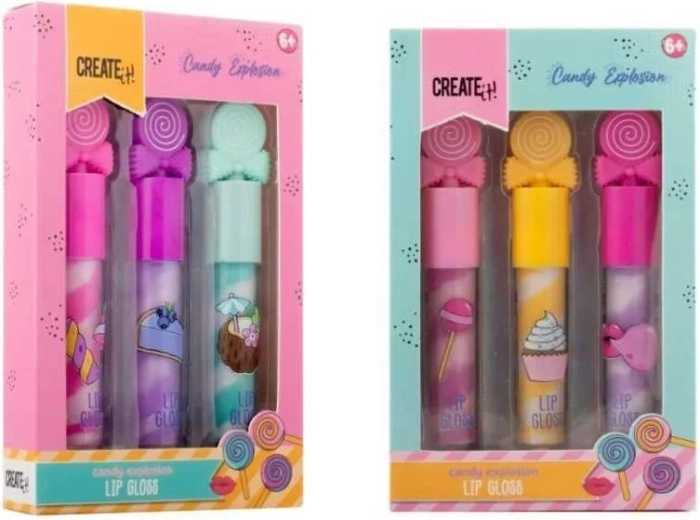 Create It! Candy set de luciuri de buze (3 buc.)