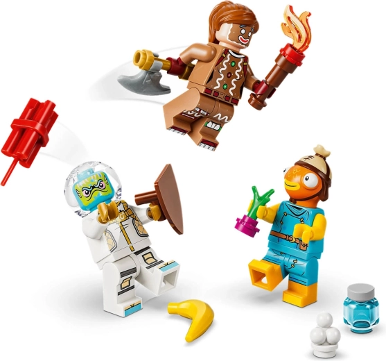 Trei minifigurine LEGO Fortnite