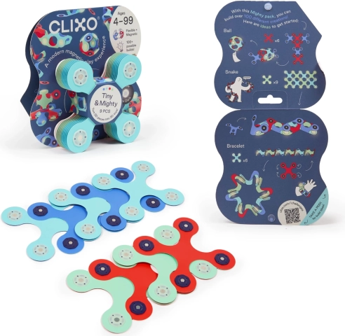 Clixo Tiny & Mighty Marine set de construcție magnetică 9 piese