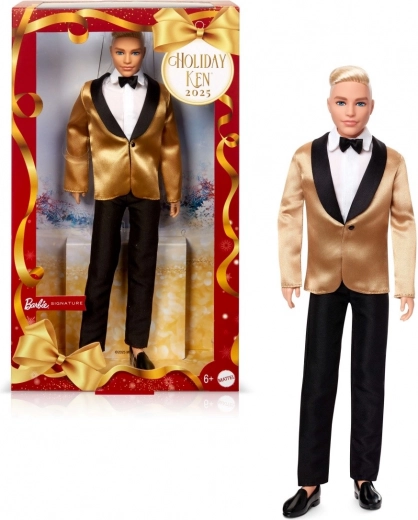 Păpușă de colecție BARBIE Ken Holiday 2025