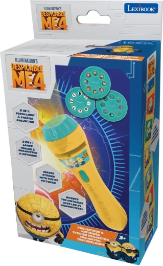 Lanternă Lexibook cu proiector de povești Minionii