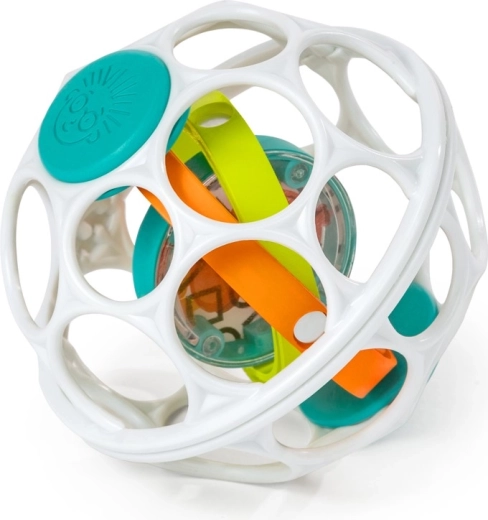 Zornăitoare OBALL Baby Einstein Grip & Spin pentru bebeluși