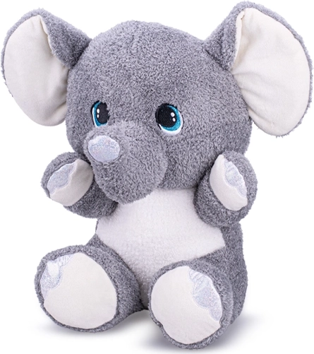 Elefant de pluș șezând 16,5 cm