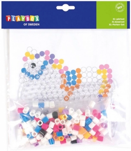 Mărgele termoadezive PLAYBOX – set mic Căluț XL, 250 buc.