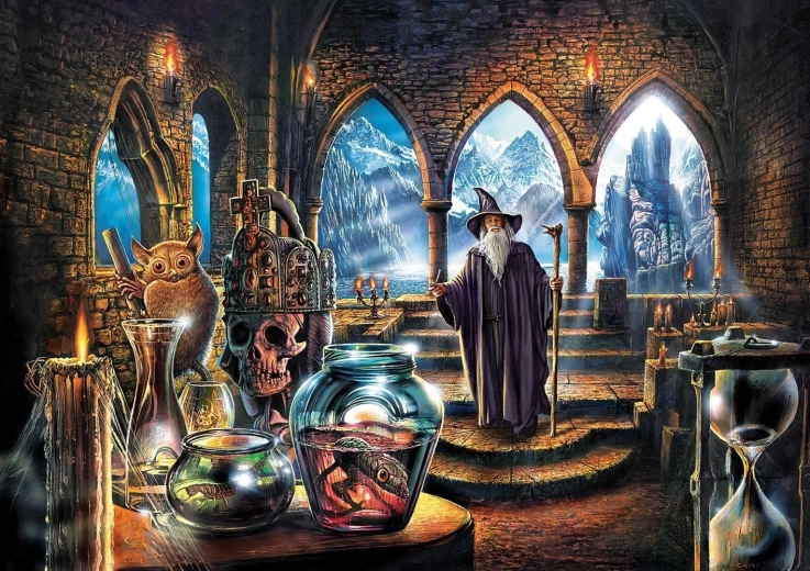 Puzzle Castelul Vrăjitorului 1000 piese