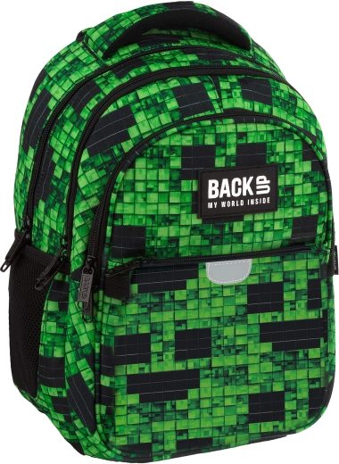 Rucsac școlar BackUP Slinker verde 24 l