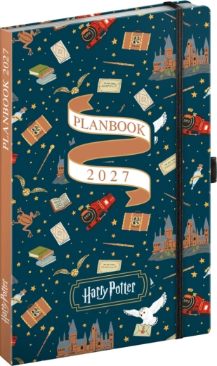Planbook Notique: agendă și caiet de notițe Harry Potter – Hogwarts Express 2027, 13 × 21 cm