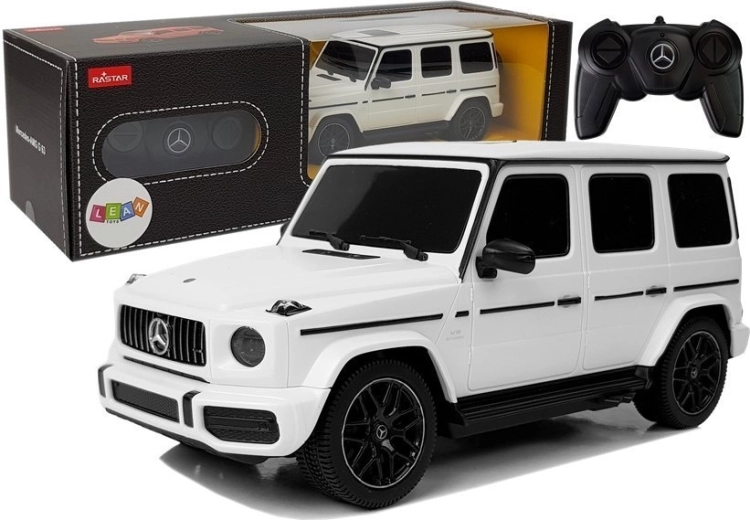 Mercedes AMG G63 Mașină R/C telecomandată 1:24 albă 2.4 G