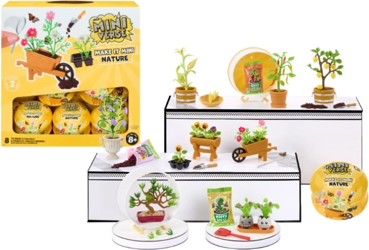 MGA Miniverse Make It Mini Nature seria 3 surpriză în bilă