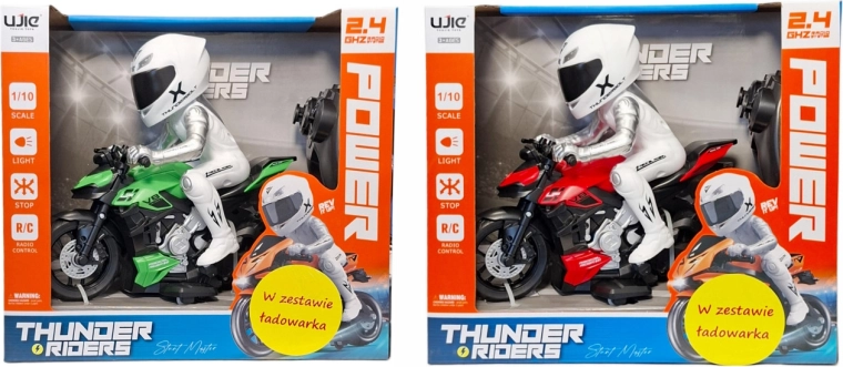 Motocicletă sport cu telecomandă și lumină