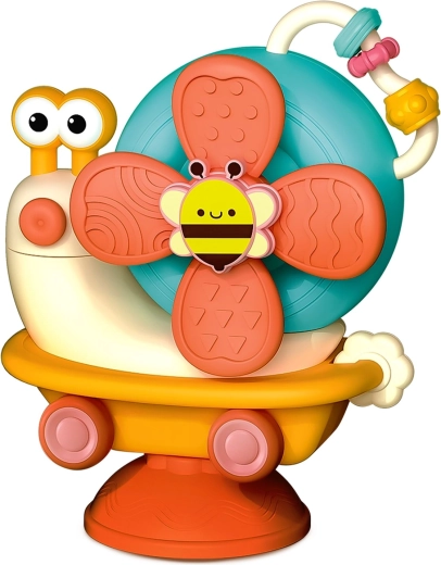 Fidget spinner cu ventuză în formă de melc cu mecanism de deplasare - 1 bucată