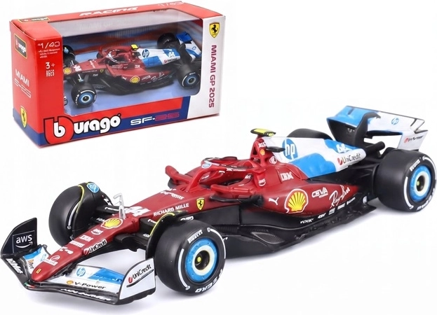 Model de colecție Bburago Ferrari SF-25 Lewis Hamilton 44 1:43