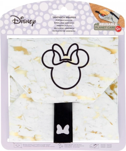 Ambalaj mare reutilizabil pentru gustare Minnie - 1 bucată