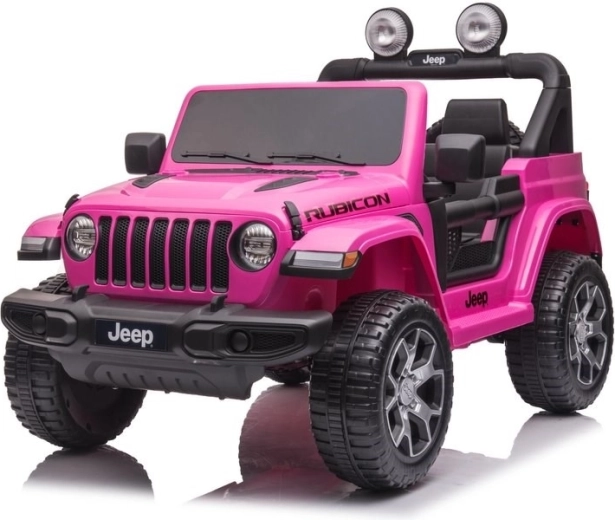 Mașinuță electrică pentru copii BABY MIX JEEP WRANGLER RUBICON roz