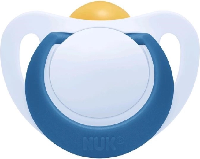 Suzetă din latex NUK Star 18–36 luni albastră