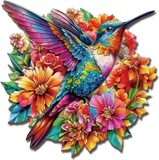 2Kids Toys puzzle din lemn colibri