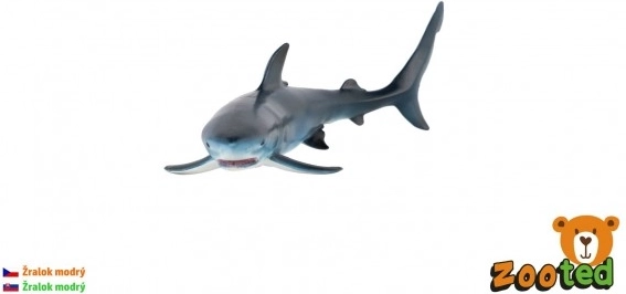 Model de plastic rechin albastru