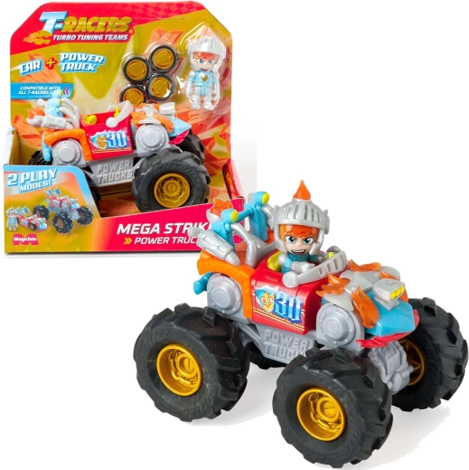 T-Racers Power Trucks Mega Striker set transformabil 2în1