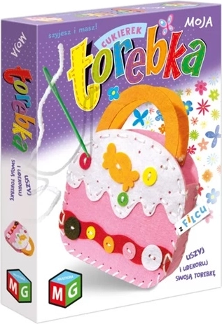 Moja Torebka – set creativ pentru realizarea unei genți din fetru „bom-bon”