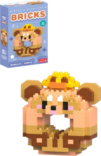 Set de construcție donut raton (199 de piese)