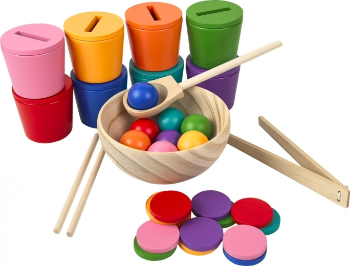 Sortarea culorilor și dezvoltarea motricității fine