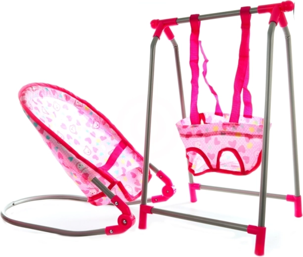 Leagăn și șezlong pentru liniștire și distracție