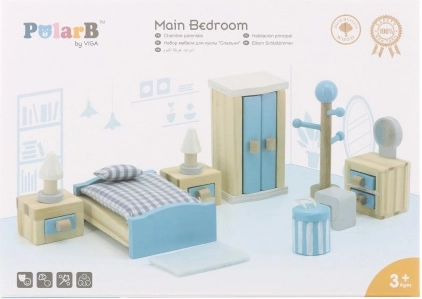 Set de mobilier pentru căsuța de păpuși – dormitor VIGA POLARB