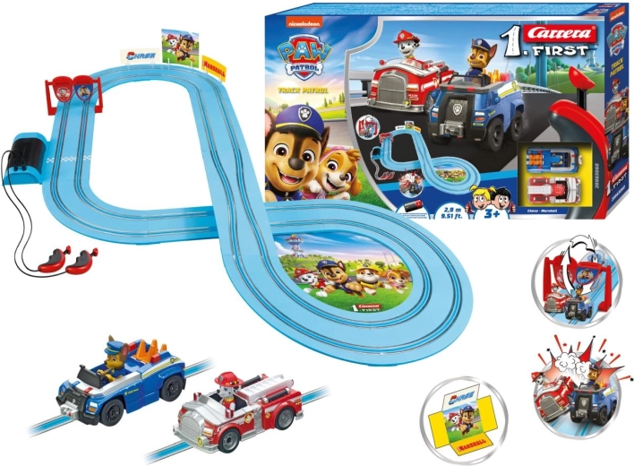 Pistă de curse Carrera First Paw Patrol Track Patrol, 2,9 m