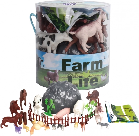 woopie set de figurine fermă – 34 piese