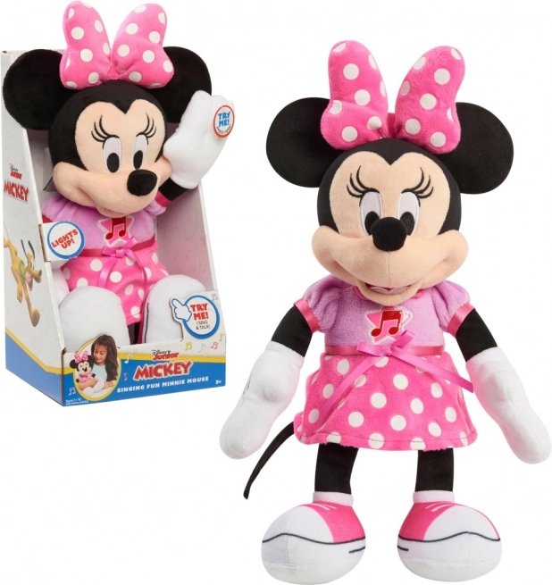 Minnie Mouse de pluș care cântă
