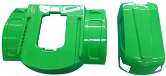 Bară de protecție spate verde pentru trotineta Strong Bull JAMARA